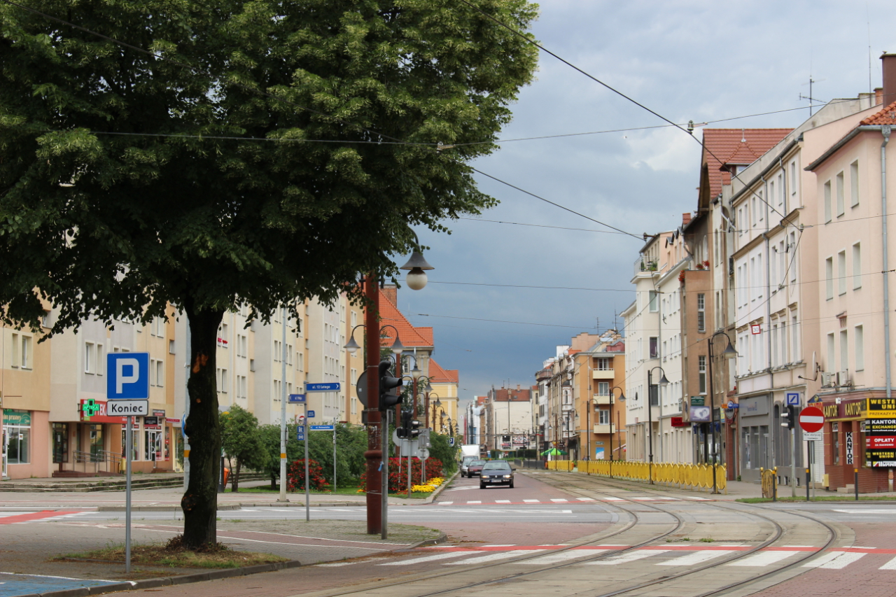 Elbląg - w drodze na stare miasto.