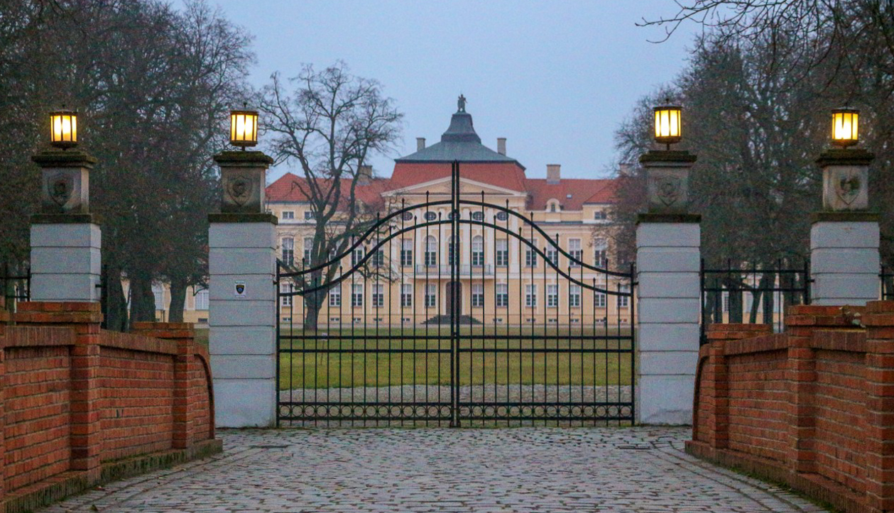 Wejście do Pałacu w Rogalinie