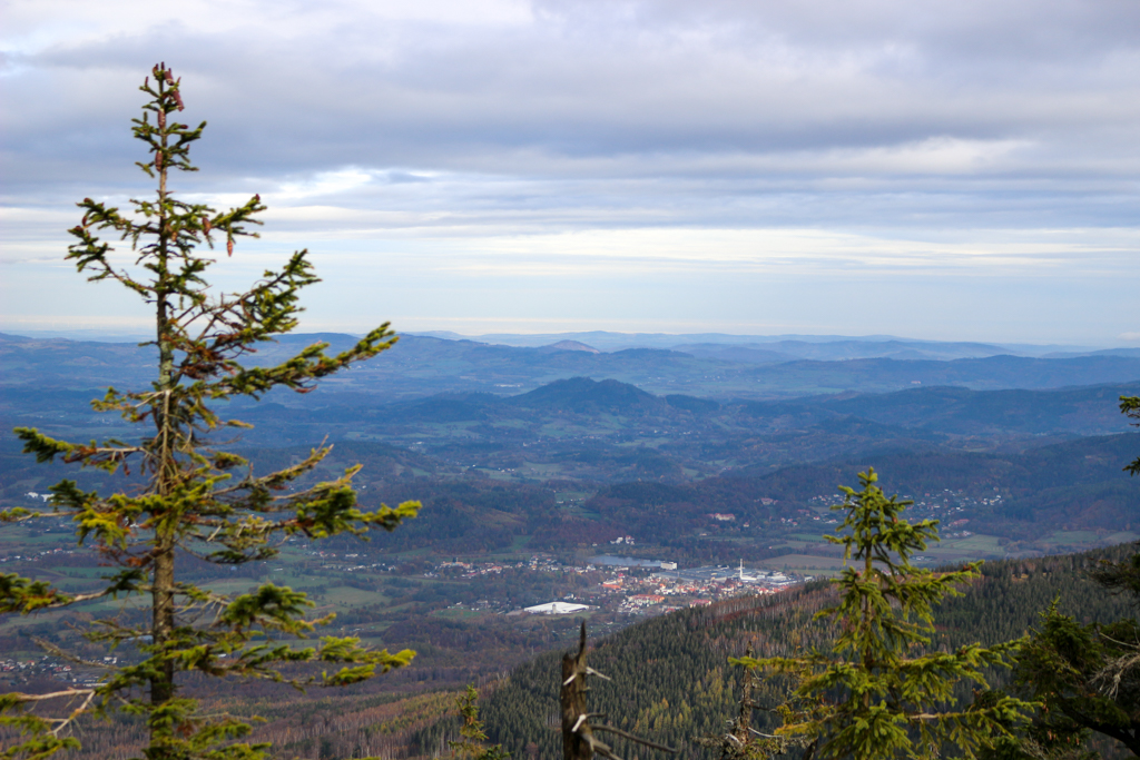 Panorama ze skalnego stołu